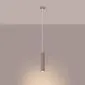 Lampa wisząca KARBON 1 taupe | sklep MIRAT kolekcja karbon