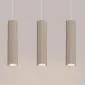 Lampa wisząca KARBON 3L taupe | sklep MIRAT  kolekcja karbon