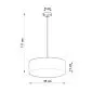 Lampa wisząca ARENA 35 szara | sklep MIRAT kolekcja arena