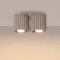 Plafon AURA 2 taupe GU10 | sklep MIRAT kolekcja aura