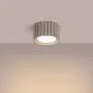 Plafon AURA 1 taupe Gx53 | sklep MIRAT kolekcja aura