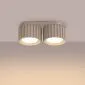 Plafon AURA 2 taupe Gx53 | sklep MIRAT kolekcja aura