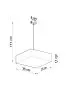 Lampa wisząca HORUS 35 CZARNA | sklep MIRAT kolekcja horus