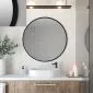 Lustro łazienkowe ZIRCON STANDARD 50 dekoracyjne | MIRAT. w stylu kolekcja ZIRCON