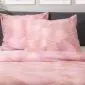 Komplet pościeli różowej w liście GALLO 200x220 | MIRAT