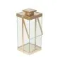 Lampion BRELA metalowa złota 15x15x36 cm | MIRAT