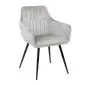 Krzesło ETIENNE VELVET jasnoszare w stylu Loft| MIRAT styl LOFT