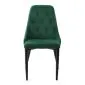 Krzesło tapicerowane LOUIS QUILTER zielone w stylu loft | MIRAT styl LOFT