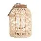 Lampion AVLI drewniany ze świeczką LED | 21x27,5 cm | 885650 | MIRAT