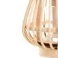 Lampion GARTEN drewniany z pojemnikiem na świecę 14x17 cm naturalny | MIRAT