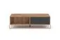 Stolik kawowy BILBAO 2S dąb craft tobacco/grafit mat loftowy | sklep MIRAT styl LOFT kolekcja BILBAO