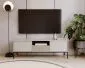 Szafka RTV MAGGIORE 154 kaszmir mat/czarna glamour I sklep meblowy MIRAT. styl GLAMOUR, LOFT, RYFLOWANY kolekcja MAGGIORE