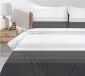 Gęsta pościel Bawełniana Greno Premium Bianco Nero 160x200 Czarna MIRAT.