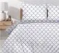 Pościel Bawełniana Greno Premium Decor 160x200 szara na zamek MIRAT.
