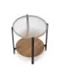 Stolik kawowy KAMALA S 53cm dąb naturalny/czarny loftowy I sklep meblowy MIRAT. styl LOFT