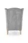 Fotel uszak HERMES szary tapicerowany I sklep meblowy MIRAT.