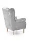 Fotel uszak HERMES szary tapicerowany I sklep meblowy MIRAT.