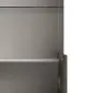 Przeszklona witryna wysoka RANDOM 2 W-1 60cm orzech/kaszmirowa I sklep meblowy MIRAT. styl RYFLOWANY kolekcja RANDOM