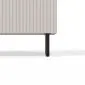 Komoda PAXOS 2 180cm kaszmirowa ryflowana I sklep meblowy MIRAT. styl RYFLOWANY