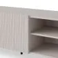 Szafka RTV PAXOS 150cm kaszmirowa z ryflowanymi frontami I sklep meblowy MIRAT. styl RYFLOWANY