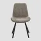 Krzesło SILLA na czarnym stelażu | MIRAT styl LOFT