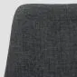 Krzesło ciemnoszare SILLA na czarnym stelażu | MIRAT styl LOFT
