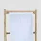 Leżak bambusowy MARE z podłokietnikami 139x60x11cm biały |MIRAT