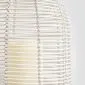 Lampion MODERN HAMPTONS ogrodowy ze świecą LED biały 19x21,5 cm | MIRAT