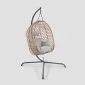 Huśtawka NIDO na metalowym stelażu 104x106x184 cm typu kokon | MIRAT