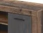 Szafka RTV LUNA 2D 140cm ciemny dąb old style/grafit matera | sklep MIRAT styl LOFT, SKANDYNAWSKI kolekcja WM-LUNA