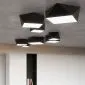 Plafon HEXA 45 czarny | sklep MIRAT kolekcja hexa