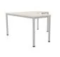 Biurko narożne EASY SPACE I-LEG LS 140x140cm kaszmirowe I sklep meblowy MIRAT.