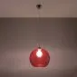 Lampa wisząca BALL czerwona | sklep MIRAT kolekcja ball
