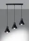 Lampa wisząca TALEJA 3 czarna [E27] | sklep MIRAT  kolekcja taleja