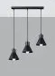 Lampa wisząca TALEJA 3 czarna [E27] | sklep MIRAT  kolekcja taleja