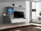 Meblościanka SWITCH XV wisząca z podświetleniem LED | MIRAT. w stylu kolekcja SWITCH