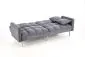 Sofa ROBERTO ciemno szara rozkładana z poduszkami | MIRAT. w stylu kolekcja