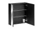 Szafka łazienkowa SANTA FE BLACK 60 cm czarny mat z lustrem wisząca I sklep meblowy MIRAT. styl LOFT