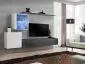 Meblościanka SWITCH XV wisząca z podświetleniem LED | MIRAT. w stylu kolekcja SWITCH