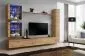 Meblościanka SWITCH XVIII wisząca nowoczesna na wysoki połysk | MIRAT. w stylu kolekcja SWITCH