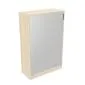 Szafka biurowa żaluzjowa EASY SPACE CABINET HRT 4-OH 100cm akacjowa zamykana I sklep meblowy MIRAT.