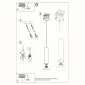 Lampa wisząca LINO 1 | sklep MIRAT kolekcja lino