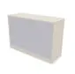 Szafka biurowa przesuwna EASY SPACE CABINET S 1.5-OH 120cm kaszmirowa zamykana I sklep meblowy MIRAT.