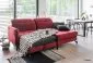 Narożnik z funkcją spania LORELLE VELVET szary lewy w stylu glamour | MIRAT. w stylu GLAMOUR kolekcja
