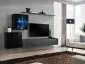 Meblościanka SWITCH XV wisząca z podświetleniem LED | MIRAT. w stylu kolekcja SWITCH