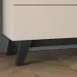 Komoda FRESHION 04 1D3S 120 kaszmirowa/czarna I sklep meblowy MIRAT. kolekcja FRESHION