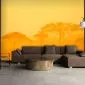 Fototapeta - Orange savanna-1