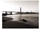 Fototapeta - San Francisco Most Golden Gate w czerni i bieli-2
