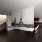 Fototapeta - Paryż czarno-biała fotografia-1