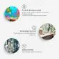 Fototapeta - Paint splashes map of the World-4